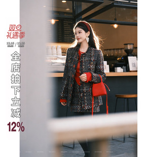 NEW 时尚 DADADA 套装 冬洋气减龄显瘦遮肉两件套 萤火之森 利达