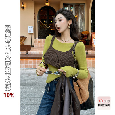 NEW DADADA【林间漫白】时尚休闲百搭修身上衣CUM1438