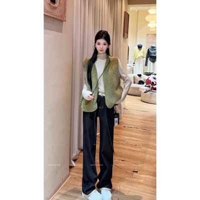 利达 NEW DADADA【媚骨甜趣】时尚休闲修身气质外套马夹QGM2612