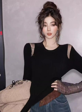 利达 NEW DADADA【月落星沉】新时尚百搭气质毛织上衣CPM2375