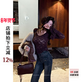 休闲修身 利达 气质蕾丝上衣CUM2814 尘世清欢 时尚 NEW DADADA