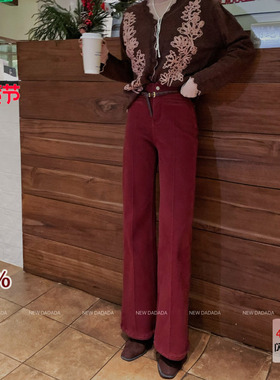 利达 NEW DADADA【甜谧符号】时尚休闲设计感牛仔裤CMM3235