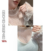 高级感爆款 利达 可外穿内搭打底衫 雾纱珍珠 洋气上衣 NEWDADADA