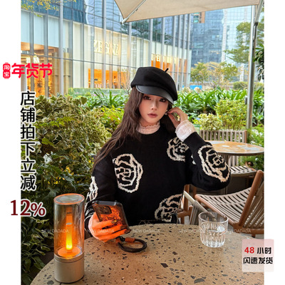 女秋冬高级感2025独特超好看毛衣