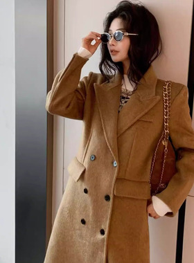 利达 NEW DADADA【浮生若梦】时尚休闲修身气质外套大衣CUM2365