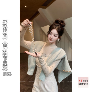 碎碎波波 ahui 春季 利达 费尔岛毛衣毛针织衫 DADADA 新款 女 NEW