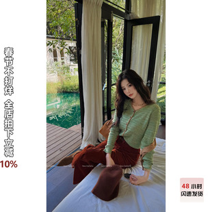 利达 NEW DADADA【浅暖柔感】高级感休闲百搭两件套针织衫CCM1309