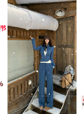 利达 NEW DADADA【林下风致】百搭设计感时尚两件套套装QYM3186