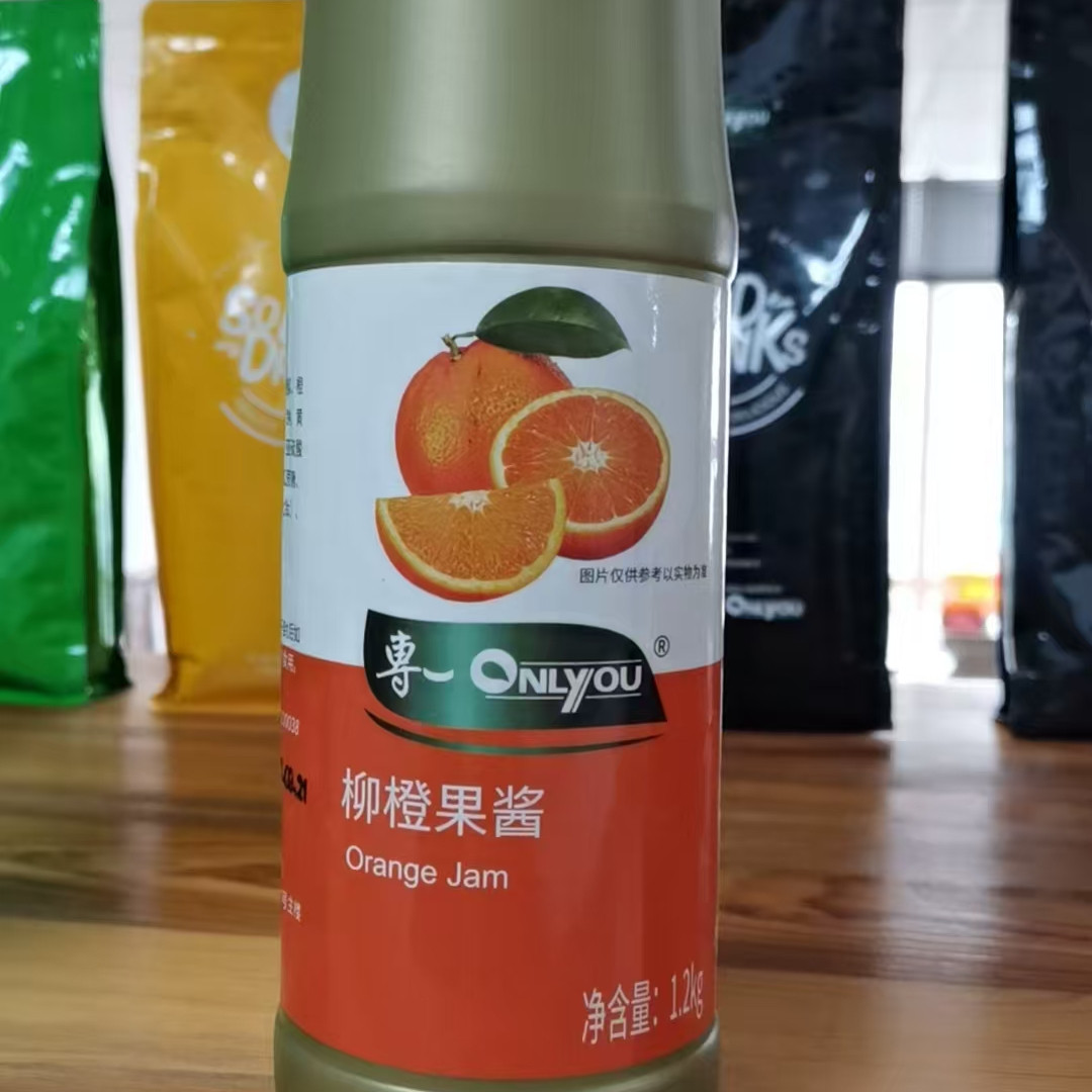 香大食品专一柳橙果酱1.2KG浓缩汁果酱香橙橙子饮品奶茶原料商用