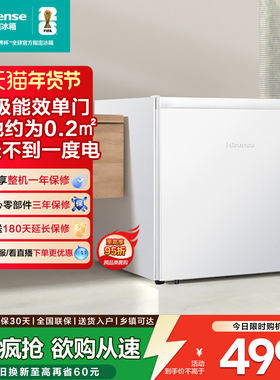 海信45L单门小型家用一级节能冷藏微冻租房家用小冰箱换新补贴