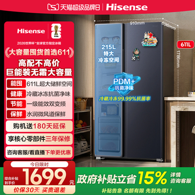 大容量必入海信611超省电冰箱