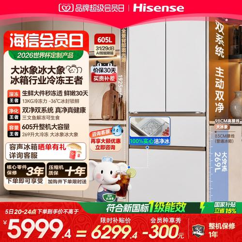 容声大冰象605冰箱行业冷冻王者