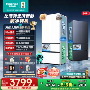 [大薄荷2.0]海信冰箱509法式多门家用