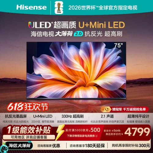 海信电视大薄荷2.075吋MiniLED