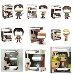 Attack on Titan Soldier Levi Eren Mikasa Ackerman Figure Model Toy
