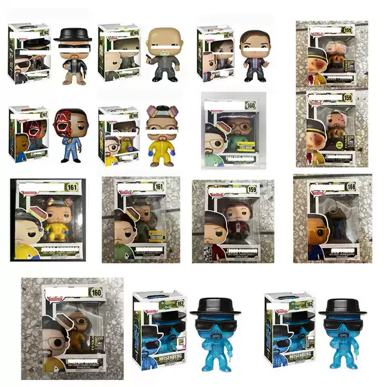 Breaking Bad Heisenberg Jesse Fronken Mike Action Figure Model Ornaments and Peripherals