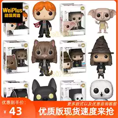 Harry Potter Owl Hedwig Black's Dog Cat Head Hermione Voldemort Figure