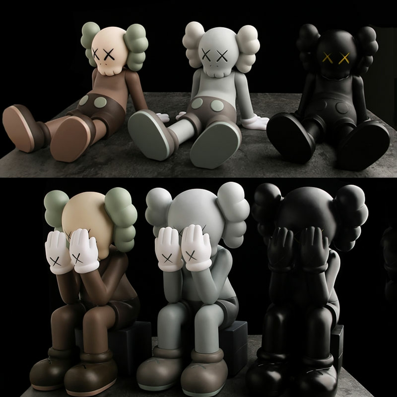 考斯暴力熊公仔芝麻街车载家居摆件玩偶潮玩手办模型礼物X眼