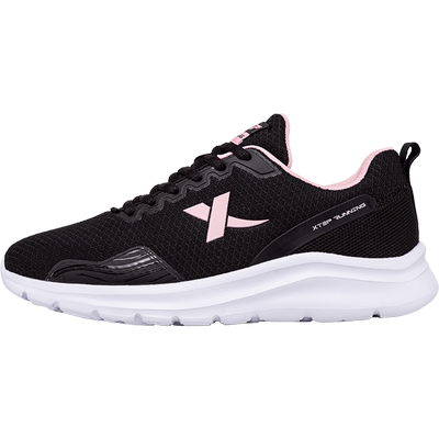 特步女鞋网面透气跑步鞋