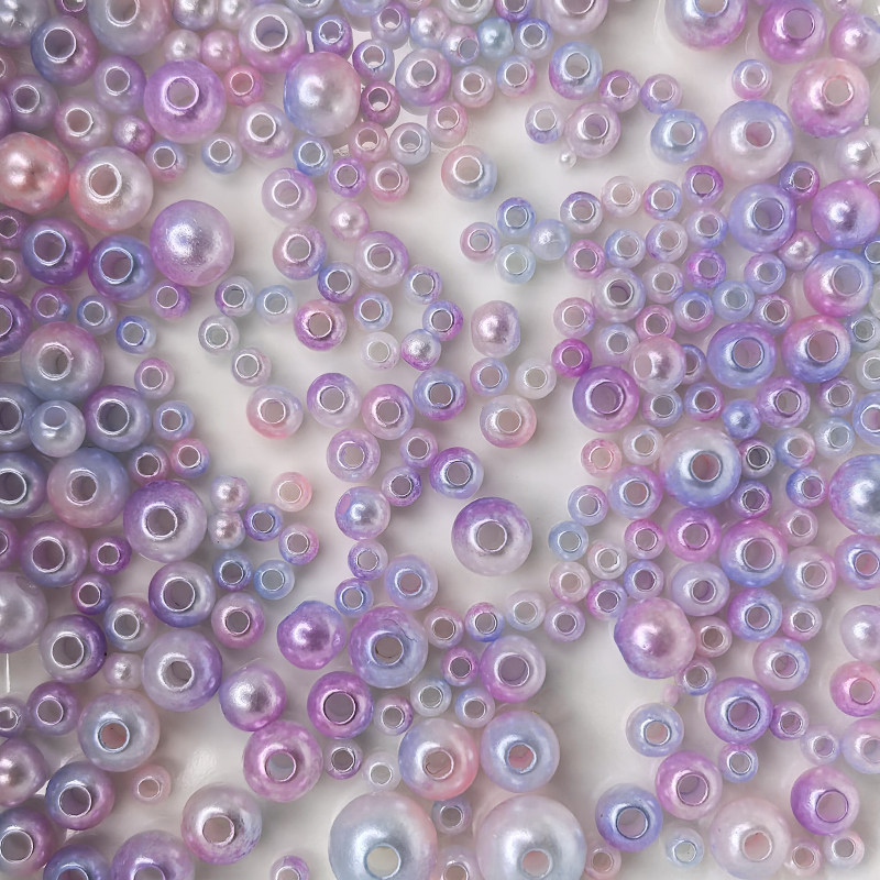 HuuaLeoQin渐变色仿珍珠