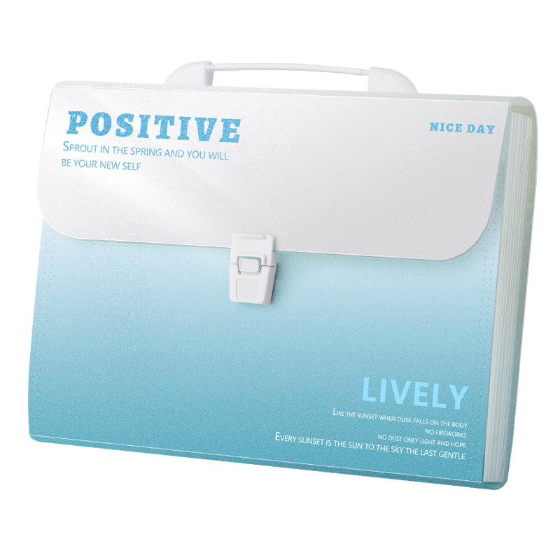 A4手提文件夹试卷袋学生专用卷子收纳袋多层大容量手拎式资料册风琴包初中生高中生书夹子高颜值科目分类收纳