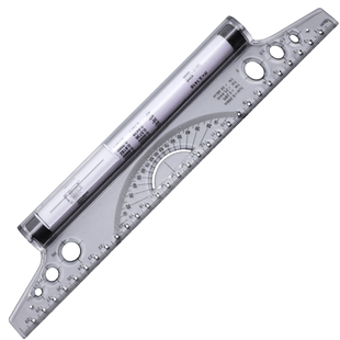 30cm平行尺专业设计绘图尺子平移角度尺滚动平行尺手绘设计绘画工具建筑师设计尺打格尺滑动平衡尺量角器滚尺