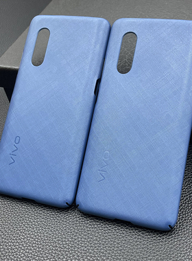 适用于vivox27原装蓝色手机壳磨砂X27pro原配正品全包硬壳保护套防摔原装材