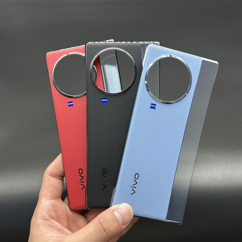 适用于vivo X Fold2折叠屏原装手机壳半包防摔官网正品vivoxfold2保护套硬壳XFold2原配自带原厂保护壳素皮质怎么看?