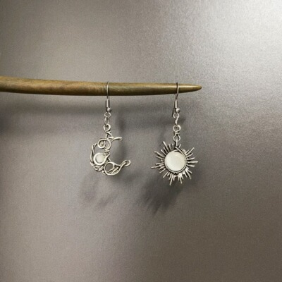 Vintage古着 Bohemian Sun and Moon耳饰