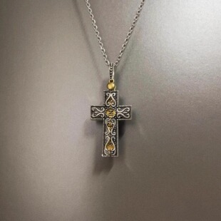 open项链 cross Vintage古着 Iris