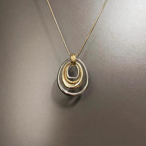 Vintage古着 Hollow-out snake skin项链