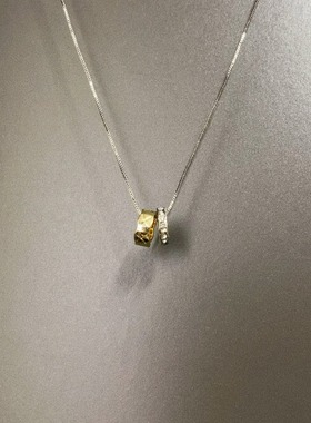 Vintage古着 Closed moon twins项链