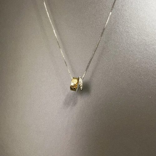 Vintage古着 Closed moon twins项链 - 封面