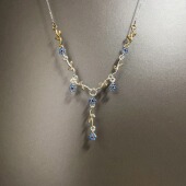 Vintage古着 Purple orchid项链