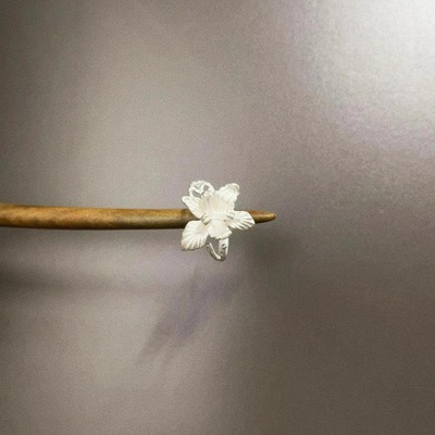 Vintage古着 Classical roasted iris戒指