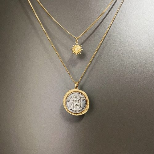 Vintage古着 Gladiator Old Coin项链