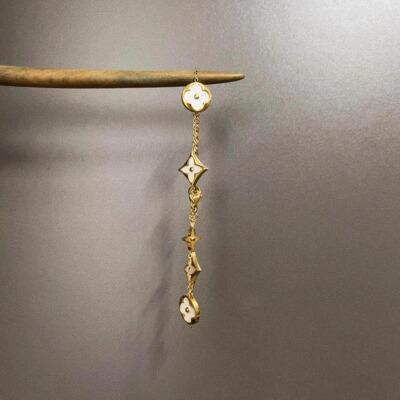 Vintage古着 Star circle shell手链