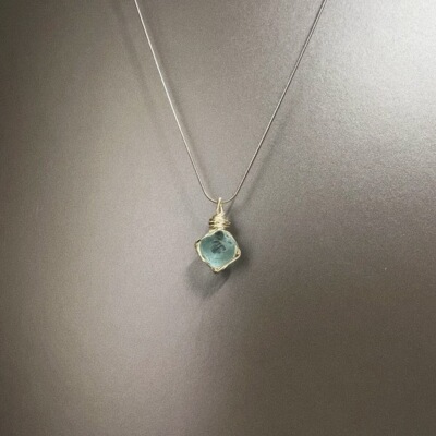 手工 Fluorite Ghosting项链