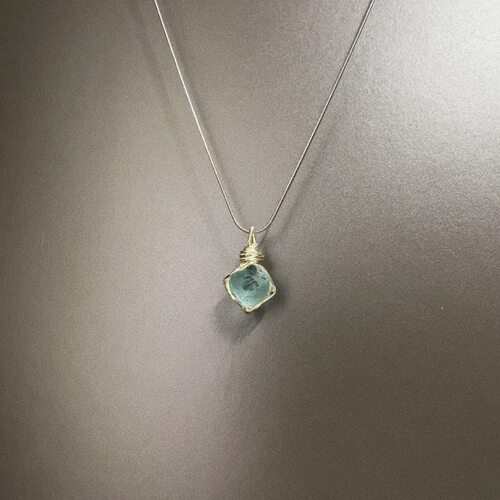 手工 Fluorite Ghosting项链