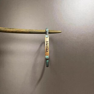 ink blessing手镯 Green Vintage古着