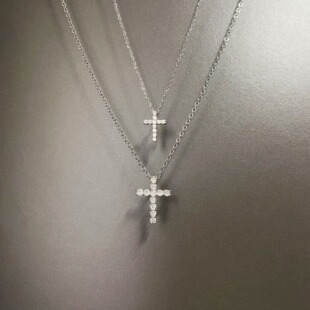 Vintage古着 Shimmering Twin Cross项链