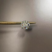 oil Vintage古着 Dripping flower戒指