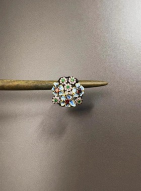 Vintage古着 Dripping oil flower戒指