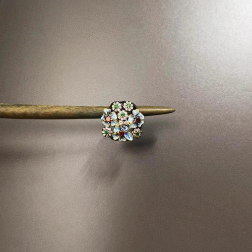 Vintage古着 Dripping oil flower戒指