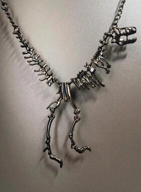 Vintage古着 Dragon skeleton项链