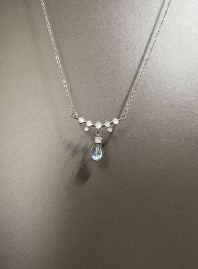 Vintage古着 Tassel moonstone项链