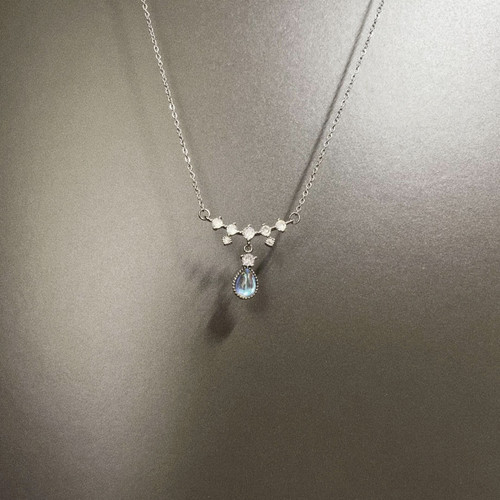 Vintage古着 Tassel moonstone项链