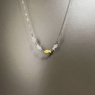 fish项链 small Vintage古著Titanium steel