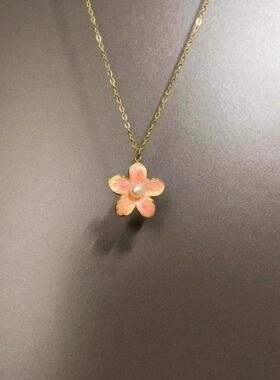 Vintage古着 Pearl cherry blossoms项链