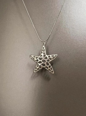 Vintage古着 Hollow starfir项链